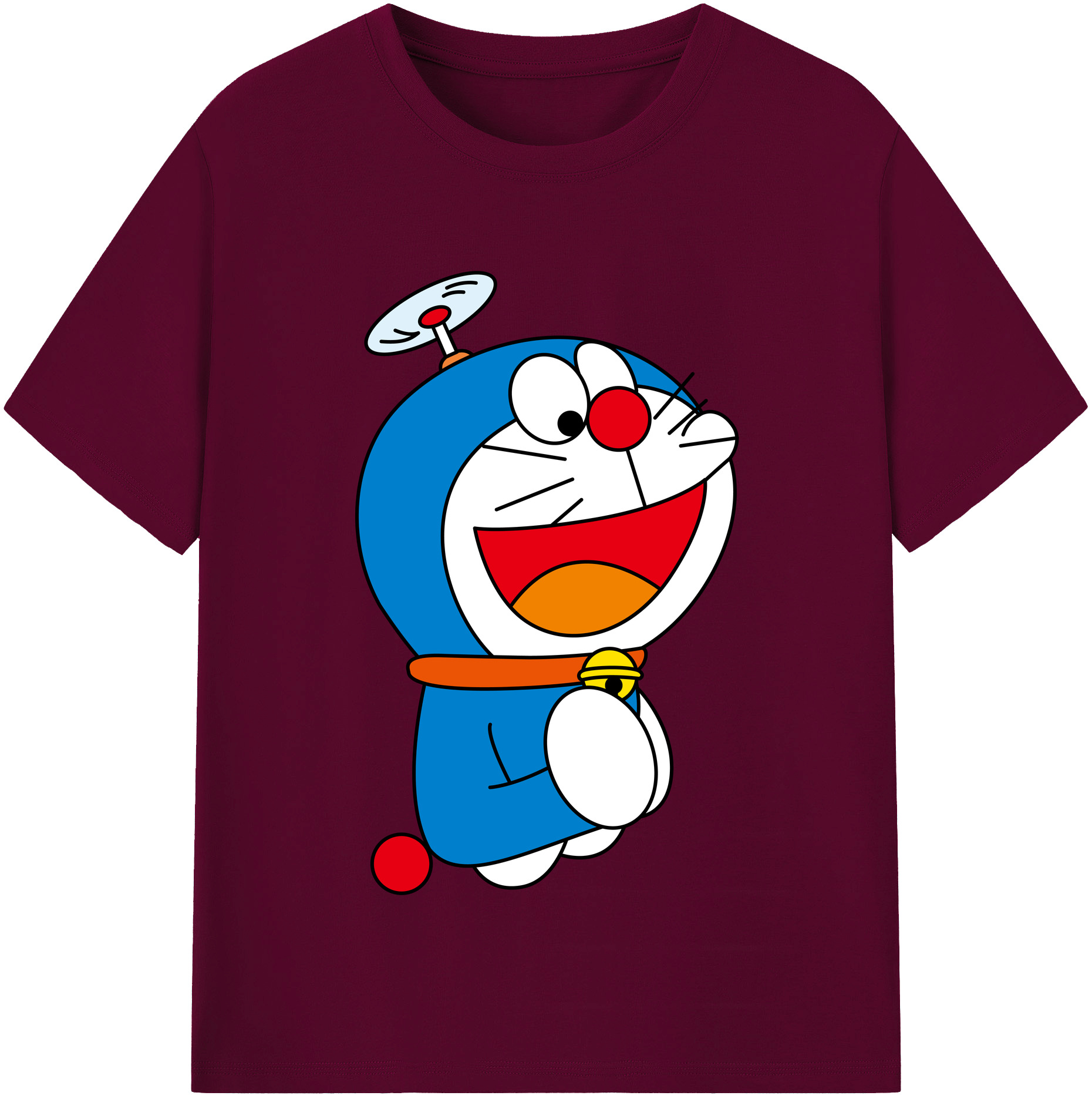 （画像用） ドラえもん Doraemon レディースカジュアルプリントTシャツ（綿100％）